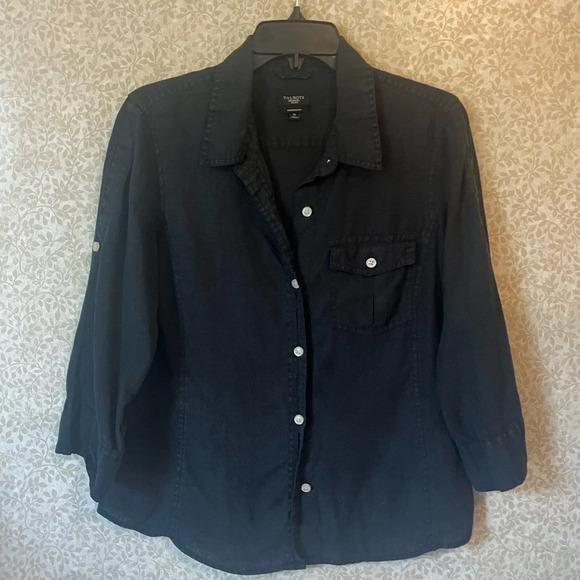 Talbots Tops - Talbots size Medium Linen button down
